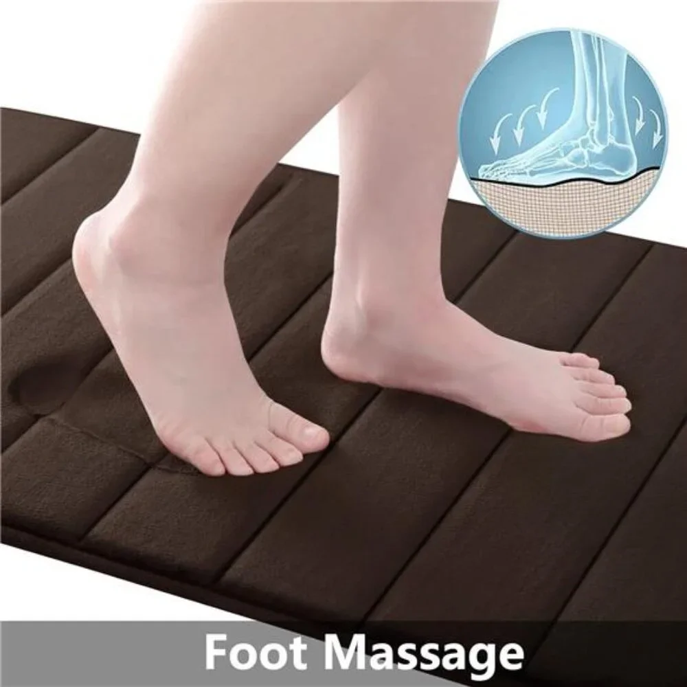 Buganda Memory Foam Bath Mat Rug, 30